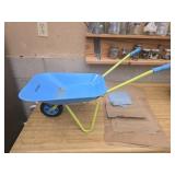 Small metal kids wheelbarrow