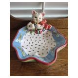 Christmas decor candy dish