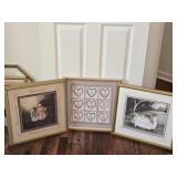 Lot of 3 Large Framed Pictures