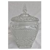 Vintage Anchor Hocking glass cookie jar