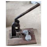 Antique Defiance Button Machine Tool