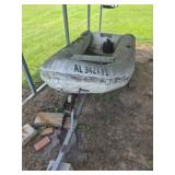 Rafting boat & trailer