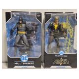 DC Multiverse Batman & Black Adam figurines