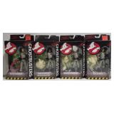 4 GHOSTBUSTERS figurines in boxes
