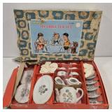 Antique Jaymar Toy China Tea Set In Box