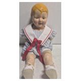 Vintage composition boy doll