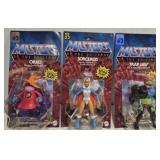 3 Masters of the universe figurines