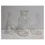 Glass Erlenmeyer Flask & more