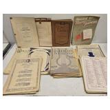 Large Lot of Misc Vintage Piano Music