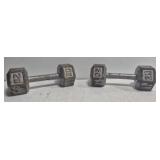 Set of 20 pound weights