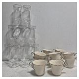 23 glasses Lenox collection Moonspun