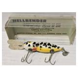 Vintage Hellbender plastic fishing lure