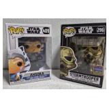 2 Pop STAR WARS collectible figurines