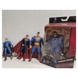 Lot of 4 Superman collectible figurines