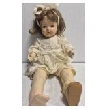 Vintage composition and cloth doll