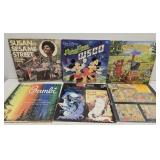 Lot of 6 Vintage Walt Disney & More Records