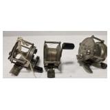 Lot of 3 vintage fishing reels