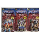 3 Masters of the universe figurines