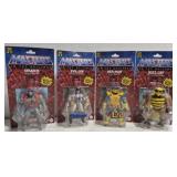 4 Masters of the universe figurines
