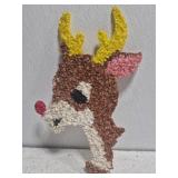 1970s melted popcorn plastic Christmas decor