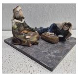 Handmade pottery of Nativity scene