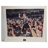 Print titled Up Where We Belong numbered signed