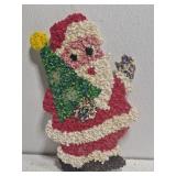 Vtg 1970s melted popcorn plastic Christmas decor