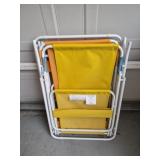 3 folding chairs
