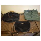 3 Leathers bags by lactico,  shiraleah & unknown