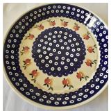Polish Pottery Pie Dish by Zaklady Boleslawiec