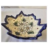 Magda leaf pattern bowl
