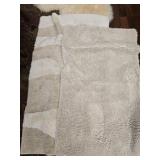 Lot of 2 bath rugs