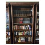 5 shelf book case contents not included