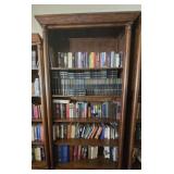 5 shelf book case contents not included