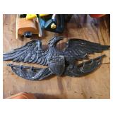 Metal eagle wall decor