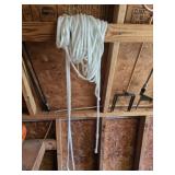 Long white rope
