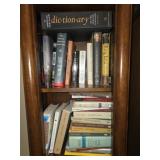 Two Shelves of Misc Household Books