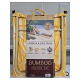 Brand New Bumboo Lounge Chair & Table Set