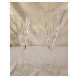 Lot of 2 Waterford Stems