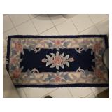 Small 21' by 43' entry rug