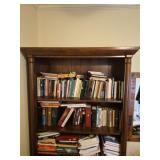 Dark wooden book shelves BOOKS NOT INCLUDED
