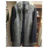 Medium size Ann Taylor faux fur coat