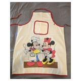 Vintage Walt Disney Minnie & Mickey Mouse Apron