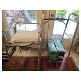 Lot of Medical Walker Potty Chair Depend Diapers