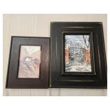 Lot of 2 small art works