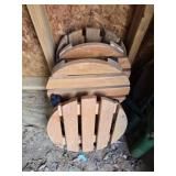 4 planter holder on wheels