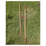 Vintage wood and metal tool