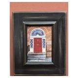 Signed Trietvelt? Painting of Red Door