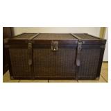 Vintage wicker chest NEEDS WORK