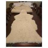 Sheep skin rug